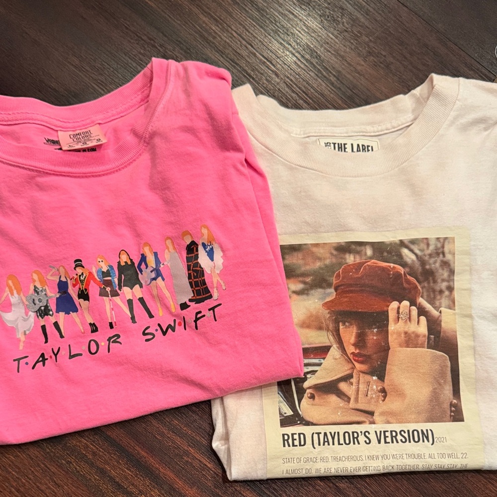 Taylor Swift Tee Lot (2 tees)